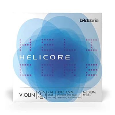 Imagen de D&#039;Addario H315 4/4M Helicore 4/4 Scale Medium Tension Single Low C String for Violin