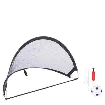 Imagen de Dunlop Sports Fußballtore 60 x 40 cm Portería de fútbol, Unisex niños, Blanco, Negro