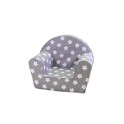 Imagen de KNORRTOYS.COM Knorrtoys 68341 Kindersessel Stars White Sillón Infantil, Algodón