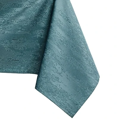 Imagen de AmeliaHome Mantel con efecto loto resistente al agua poliéster Turquesa oscuro Vesta 60x60 cm