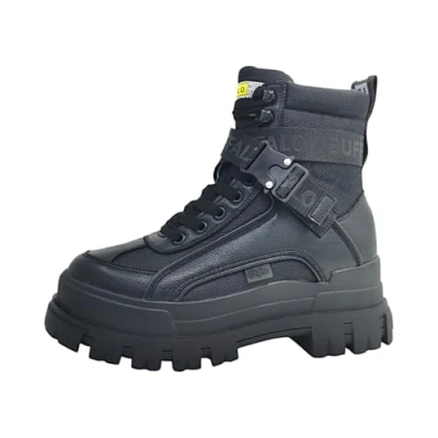 Imagen de Buffalo Aspha Botines con cordones, Mujer, Talla: 37, Black Zapatos