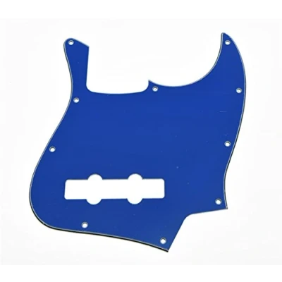 Imagen de KAISH Golpeador de 4 cuerdas Jazz J Bass azul 3 capas para defensa estadounidense y mexicana