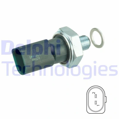 Imagen de DELPHI SW90069 Sensor de Presión Aceite M10 X 1 6g 2,5 AUDI: Q5, A4 B8 Avant, A5 Sportback, VOLKSWAGEN: Touareg I