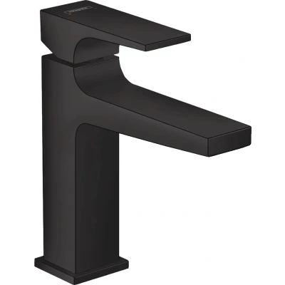 Imagen de Hansgrohe Metropol Grifo monomando de lavabo 110 con vaciador Push Open, negro mate, 32507670