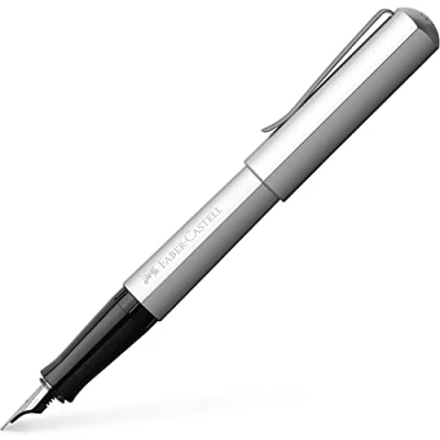 Imagen de Faber Castell 150510 Pluma estilográfica Hexo, color Plateado