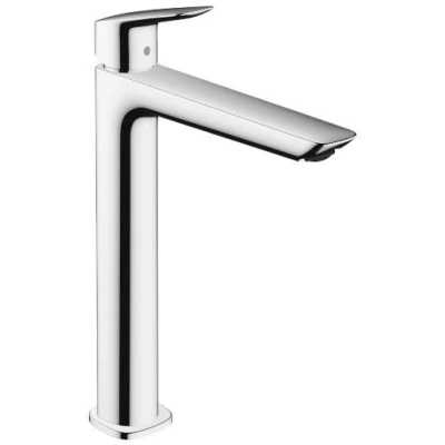 Imagen de hansgrohe Logis Grifo monomando de lavabo 240 Fine, con vaciador automático, cromo, 71257000