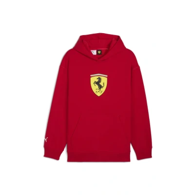 Imagen de Sudadera con capucha Scuderia Ferrari Sportswear Shield para hombre