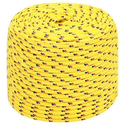 Imagen de vidaXL Cuerda de Barco Polipropileno Amarillo 6 mm 100 m