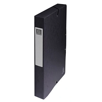 Imagen de Boite de classement exabox en carte lustree nature future dos 40mm 24x32cm pour a4