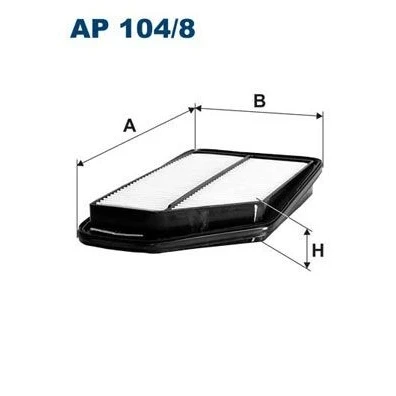 Imagen de FILTRON AP 104/8 Filtro de aire 42 180 306,5 Cartucho filtrante HONDA: CIVIC 8 Hatchback