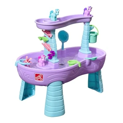 Imagen de Step2 Rain Showers Unicornio Mesa de Agua, violeta y azul agua Arena con 13 accesorios Juegos para Niños, jardín Jardin Niños