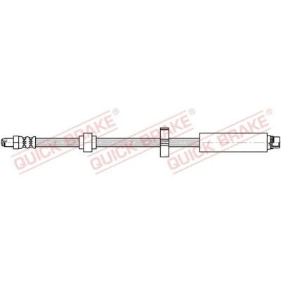 Imagen de QUICK BRAKE 32.818 Latiguillos de Freno 500 M10x1 CITROËN: C4 II Cactus, DS3 Hatchback, C3