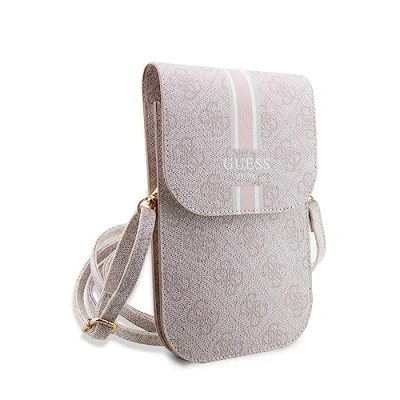 Imagen de CG MOBILE Cartera Guess 4G con patrón de Rayas, Bolso Bandolera Unisex, Comprobar descripción, Check Description
