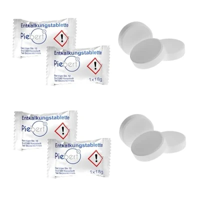 Imagen de 10 x pastillas descalcificadoras en Flow Pack para Tassimo Bebidas automáticas piebert® fabricado Alemania
