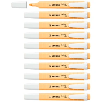 Imagen de Marcador STABILO swing cool pastel Caja con 10 unidades Color naranja pálido