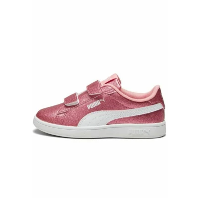 Imagen de PUMA Smash 3.0 Glitz Glam Sneakers Kids, Calzado, Peach Smoothie/Blanco, 32.5