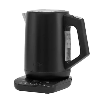 Imagen de Ninja Hervidor de agua con temperatura regulable, 1,7 l, control temperatura, pantalla LED, fácil usar hervido rápido y función Hold Temp, en negro mate, KT200EU