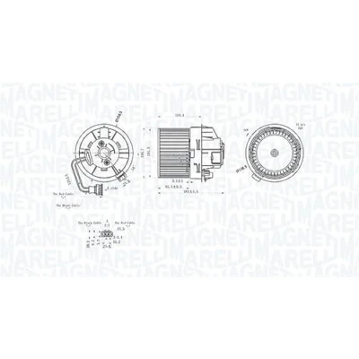 Imagen de MAGNETI MARELLI 069412298010 Motor eléctrico, ventilador habitáculo 12V RENAULT: Clio 4