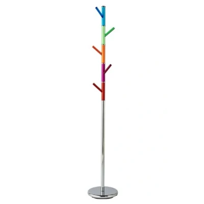 Imagen de Premier Housewares Perchero de pie Cromo con Barras acrílicas