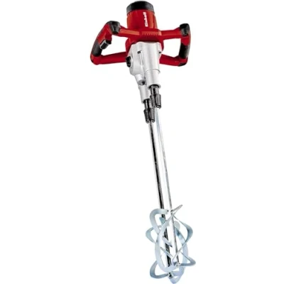 Imagen de Einhell Agitador para argamasa y pintura TE MX 1600 2 CE Twin (1600 W, conexión robusta en forma hexagonal el agitador, incl. agitadores de 120 mm diámetro)