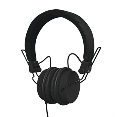 Imagen de Auriculares Reloop RHP 6 DJ con estilo sonido tuneado, diseño ligero y ajuste seguro (negro)
