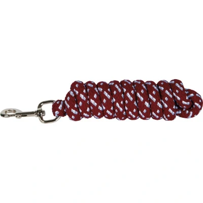 Imagen de Harry&#039;s Horse Montura de plomo cabeza cuerda, muskaton plateado, 2M One Size Rood Wit