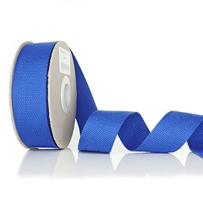 Imagen de Trimz Trimz1905 5 40 76 Correa de algodón Resistente, Azul, 5m x 40mm,