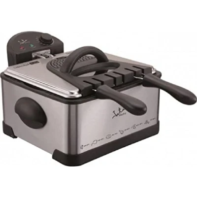 Imagen de Jata FR700 Freidora de Aceite 4 litros, 2000 W, Incluye 2 cestillos medianos y 1 grande, Desmontable, Fácil limpieza, Acero Inox, Temperatura Regulable