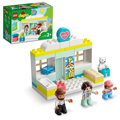 Imagen de LEGO 10968 Duplo Visita Médica, Juguetes Médicos para Niños de 2 4 Años, Set Construcción y Aprendizaje con Osito Peluche 3 Figuras Educativas