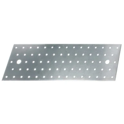Imagen de Alberts Placa Perforada 332037 (galvanizada, 300 x 100 mm), Galvanización Sendzimir