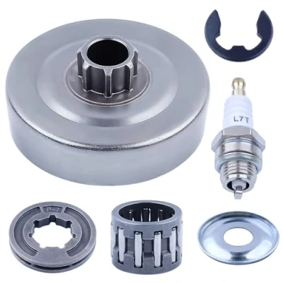 Imagen de 3/8 &quot;7 dientes Tambor de embrague transmisión por cadena Llanta piñón Cojinete agujas Para motosierra Stihl 017 018 MS170 MS180 MS 180170