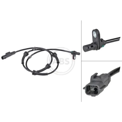 Imagen de A.B.S. 30224 Sensor de ABS activo 930 negro RENAULT: Kadjar