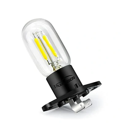 Imagen de Ruiandsion Bombilla de microondas Z187 Base 240V 2A 25W lámpara LED para horno pera universal, blanco
