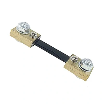 Imagen de 1 unids 75mV 5A 10A 20A 15A 30A 50A 75A 100A 150A 200A 250A 300A 400A Externa Shunt FL 2 Medidor de corriente Medidores derivación para amperímetro digital (75A 75mV)