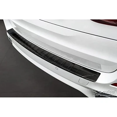 Imagen de Avisa Protector del Parachoques Trasero de Carbono 3D Compatible con BMW X5 F15 2013 2018 Paquete M &#039;Ribs&#039;