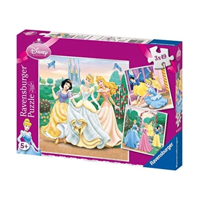 Imagen de Ravensburger Disney Princess Puzzle, 3 x 49 Piezas 09411 0