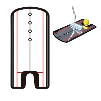 Imagen de ZHYUAN golf Putting Espejo de alineación para con línea putter, entrenador principiantes, 30 cm x 14,5