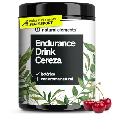Imagen de Endurance Drink cereza 600g de polvo isotónico con electrolitos e hidratos carbono sabor a vegano, biodisponibilidad óptima producido y probado en laboratorio Alemania