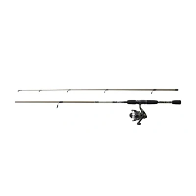 Imagen de Mitchell Tanager Camo II Combo de caña y Carrete, Ideal para Principiantes u Pescadores Ocasionales, Varillas Fibra Vidrio Fuertes, carretes giratorios rodamiento 1+1, diseño DigiCamo
