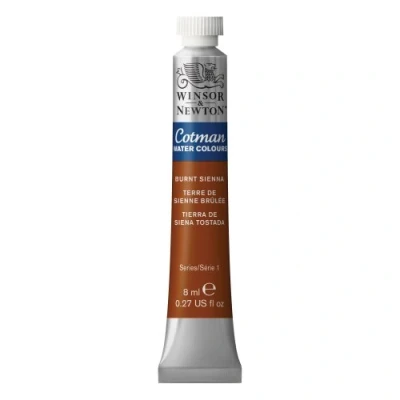 Imagen de Tubos De Pintura Winsor &amp; Newton Cotman Agua Color Burnt Sienna 8ml