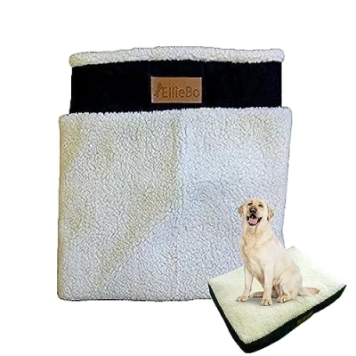 Imagen de Ellie Bo Funda de Cama Interior para Perro, Suave y Lavable, colchón Gamuza sintética Piel Oveja, tamaño XL, 100 x 66 10 cm, se Adapta a Jaula 42 Pulgadas, Perro en