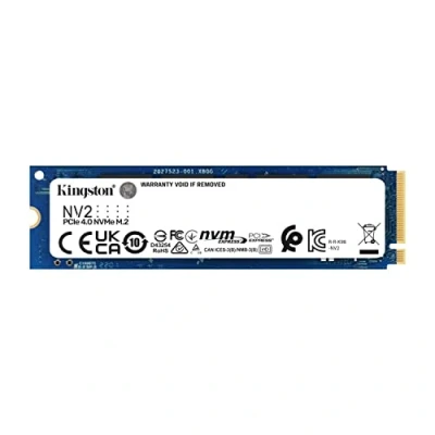 Imagen de Disco duro SSD interno 250 GB Kingston SNV2S M2, NVMe PCIe Gen 4x4, 3.0/1.3 Gbit/s, Azul