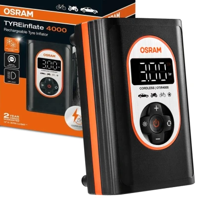 Imagen de OSRAM TYREinflate 4000 OTIR4000 Probador, cargador aire neumáticos con display digital