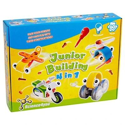 Imagen de Science4you Junior Building 4 in 1, Juguete Educativo y científico (488240)