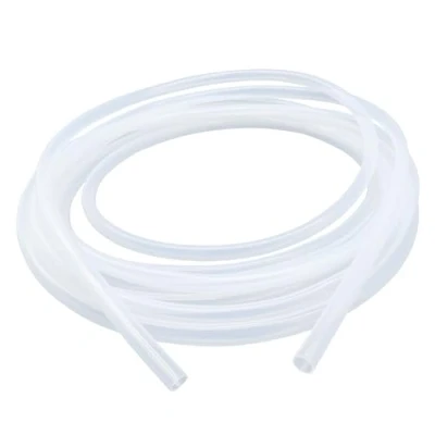 Imagen de LAVMHAB manguera de silicona 9 mm ID x 12 OD 5 metros longitud, mangueras calidad alimentaria, flexible transparente para transferencia agua y aire la bomba