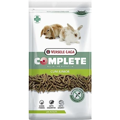 Imagen de VERSELE LAGA Complete Cuni Junior Pienso extrusionado Todo en uno para Conejos (Enanos) hasta 6 a 8 Meses de Edad 1,75kg