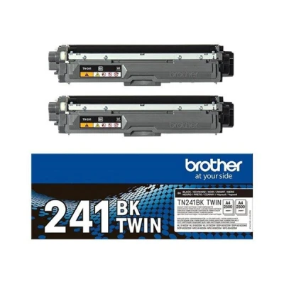 Imagen de Brother TN241BKTWIN Pack de 2 tóner color negro, Para las imrpesoras HL3140CW, HL3150CDW, HL3170CDW, DCP9015CDW, DCP9020CDW, MFC9140CDN, MFC9330CDW, MFC9340CDW