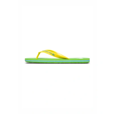 Imagen de Quiksilver Molokai CORE Sandalias de dedo, Hombre, Talla: 45, Green yellow Fibra sintética