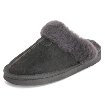 Imagen de Mujer Real Suede Piel De Oveja Australiano Invierno Forrada Mulas GRE38 AYC0216