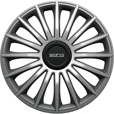 Imagen de SPARCO Treviso SPC1593GRSV Tapacubos 15Pulgada gris/plata